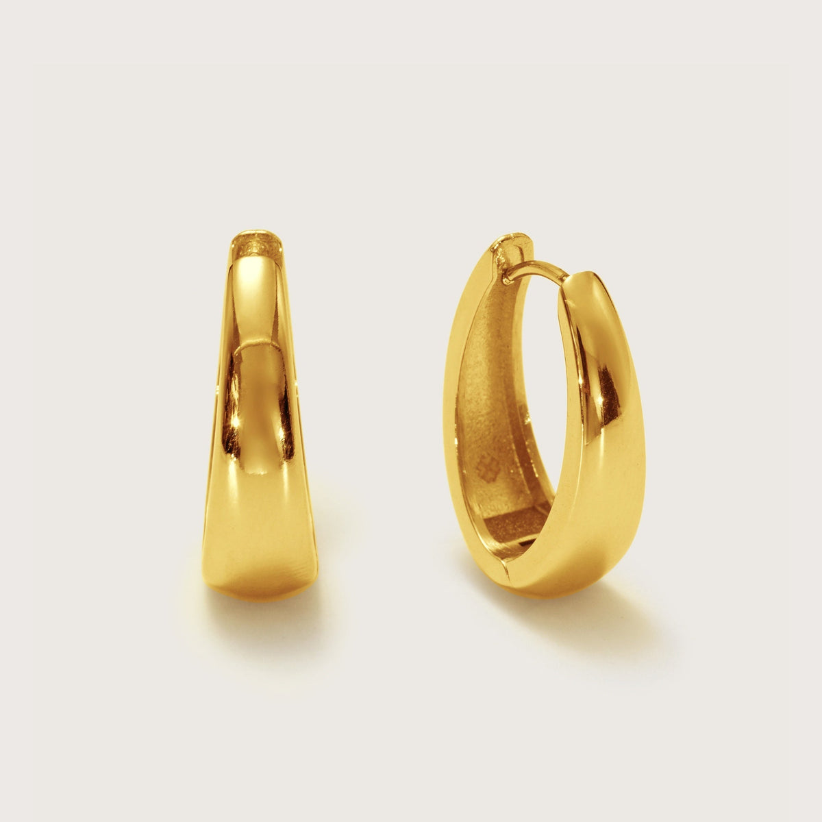 Aros Ovalados Dorados