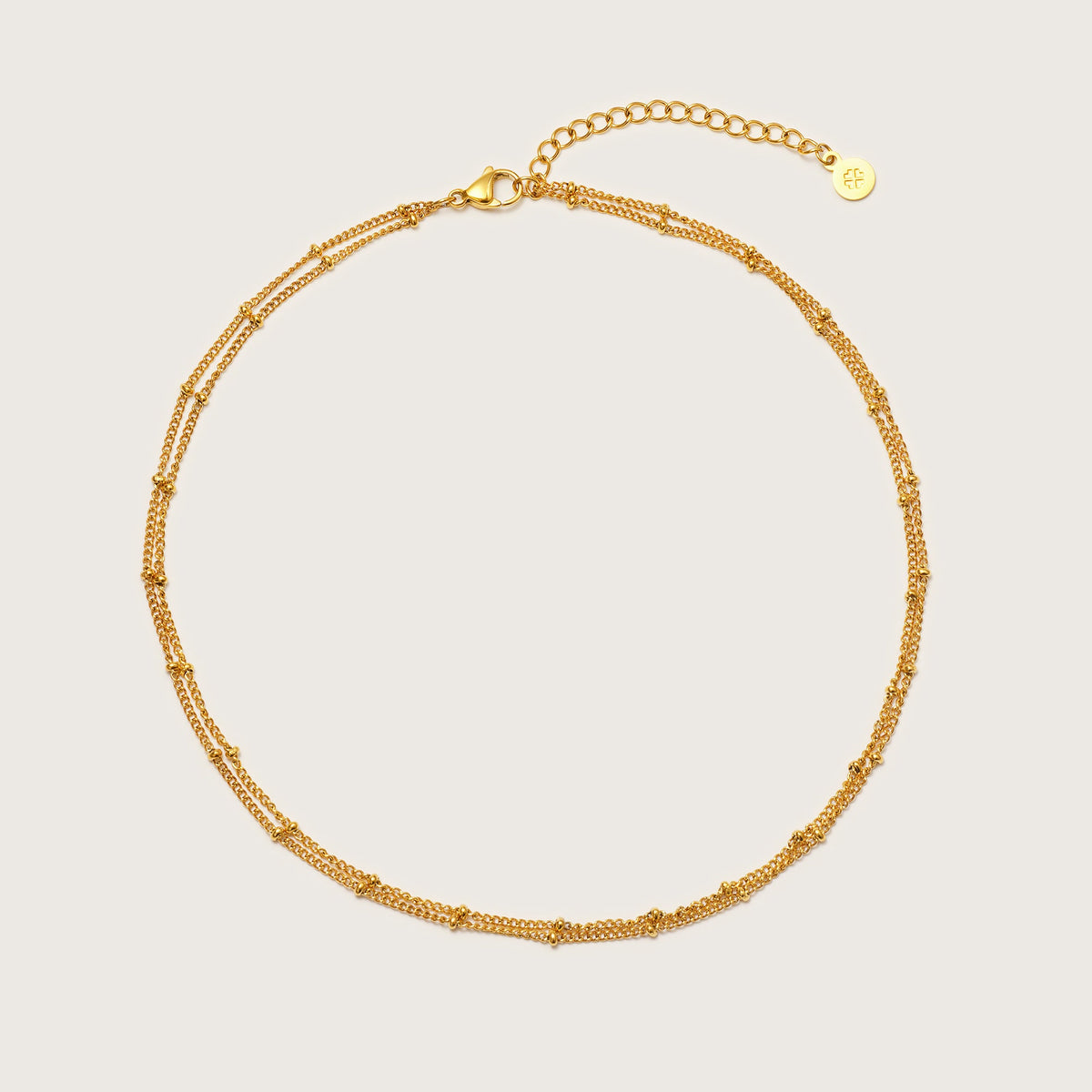 Gargantilla Dainty Bobble Dorada