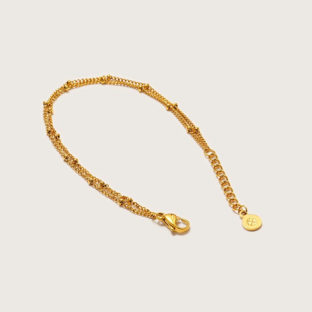 Pulsera Dainty Bobble Dorada