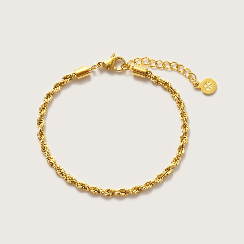 Pulsera Cordón Dorada