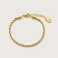 Pulsera Cordón Dorada