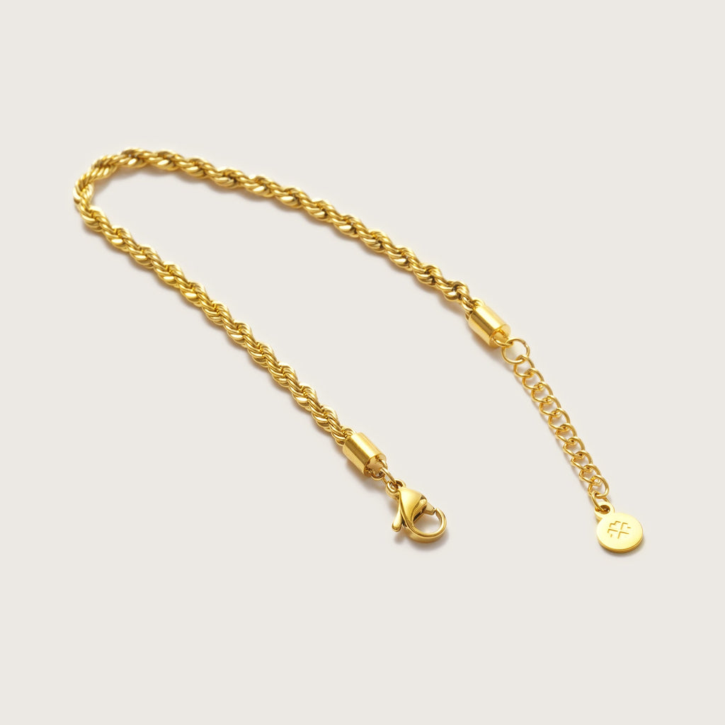 Pulsera Cordón Dorada