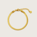 Pulsera Cadena Serpiente Dorada