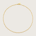 Collar Paperclip Dorado