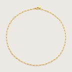 Collar Paperclip Dorado