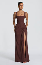 Vestido Laleh - Chocolate