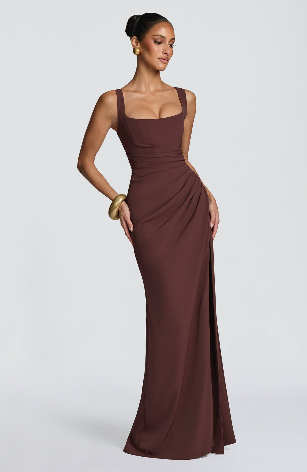 Vestido Laleh - Chocolate