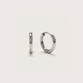 Aros Huggie Ultimate 8 mm Plateados