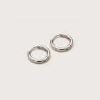 Aros Huggie Ultimate 8 mm Plateados