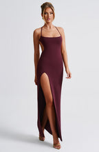 Vestido Béatrix Maxi · Cereza