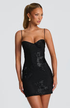 Vestido Nefertiti · Negro
